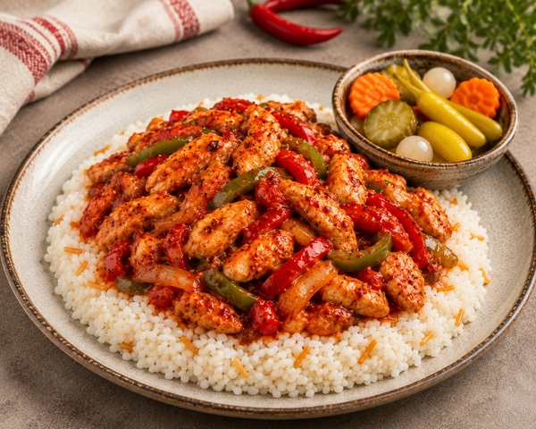 Chili Tavuklu Pilav